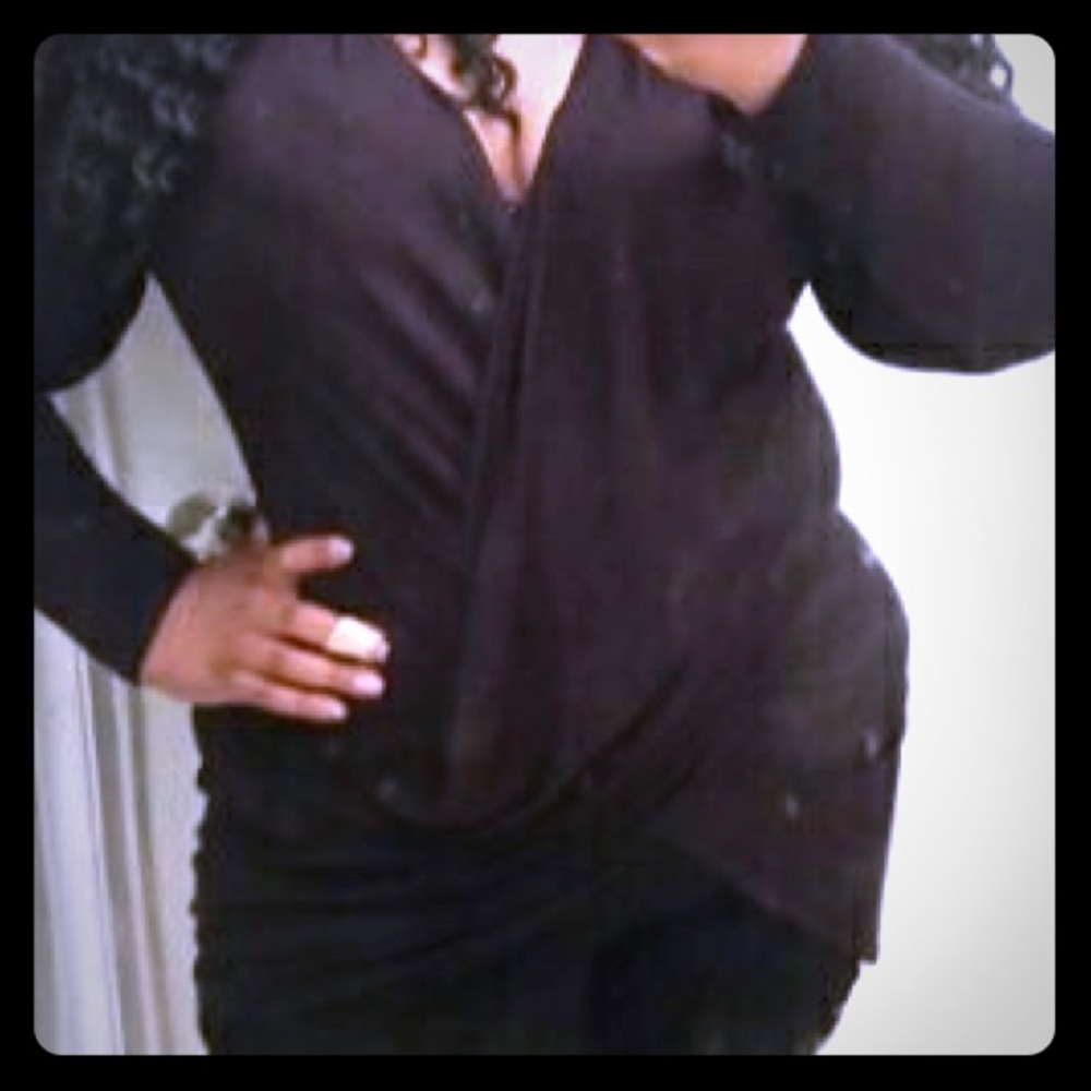Twist long tunic